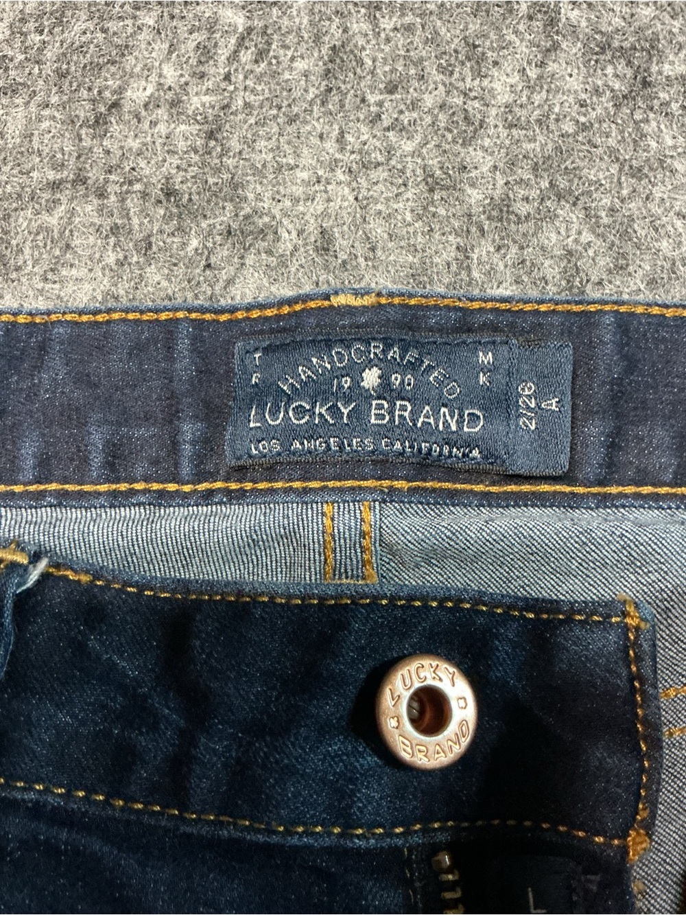 Lucky Brand Hayden Skinny Jeans Women’s Size 2/26 Dark Wash Denim - Picture 4 of 11